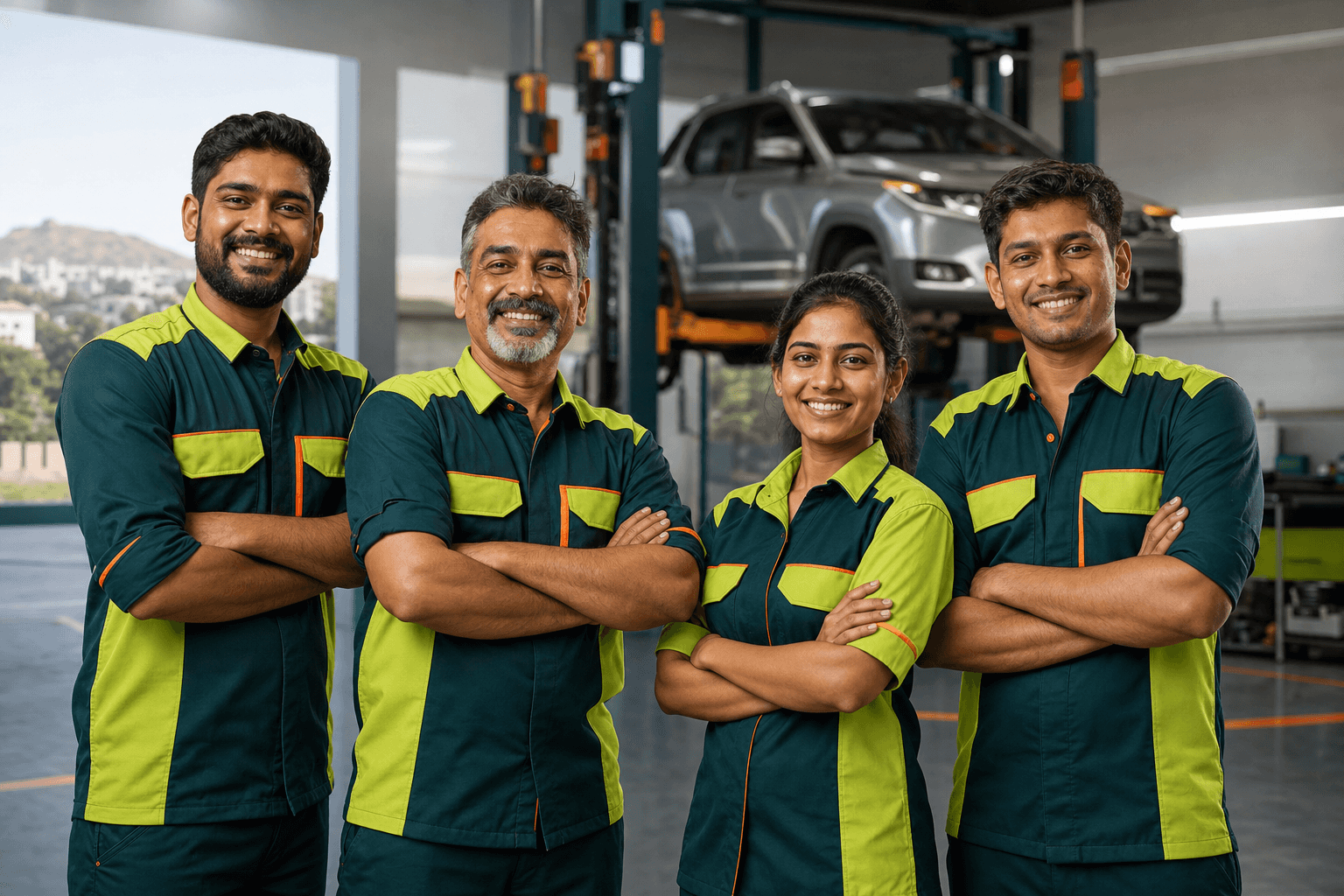 A professional YouHonk partner workshop team